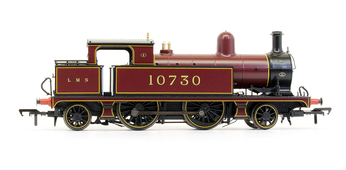 Pre-Owned 31-168A L&YR 2-4-2 Tank 10730 LMS Crimson Steam Locomotive - DCC Fitted