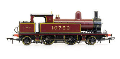 Pre-Owned 31-168A L&YR 2-4-2 Tank 10730 LMS Crimson Steam Locomotive - DCC Fitted