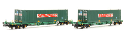 Pre-Owned Intermodal Bogie Wagons With 45' Containers 'Seawheel'