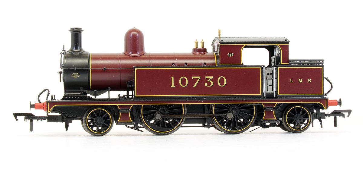 Pre-Owned 31-168A L&YR 2-4-2 Tank 10730 LMS Crimson Steam Locomotive - DCC Fitted