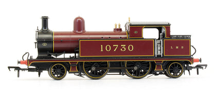 Pre-Owned 31-168A L&YR 2-4-2 Tank 10730 LMS Crimson Steam Locomotive - DCC Fitted