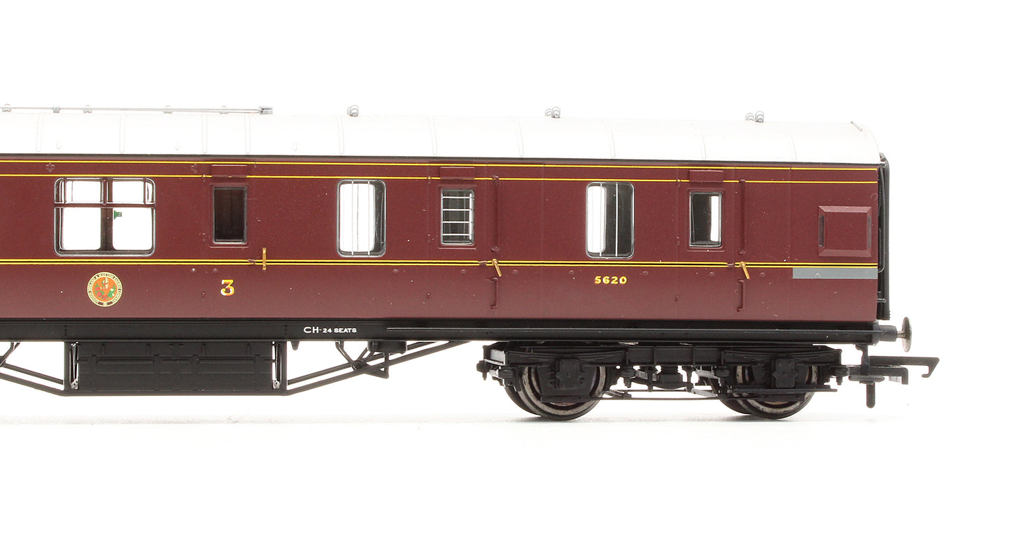 Pre-Owned R4232 LMS Standard Period 3 Corridor Brake 3rd Class Coach '5620'