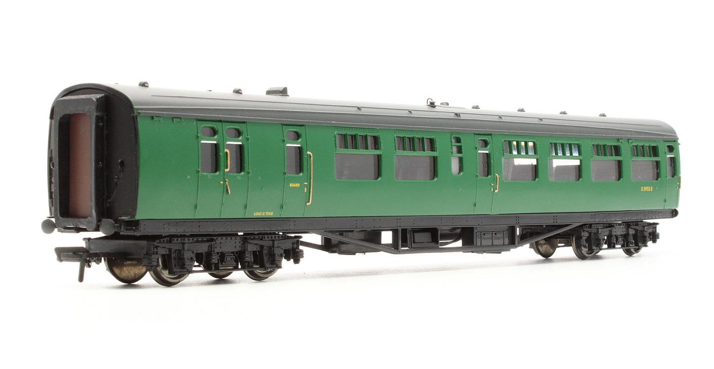 Pre-Owned Bulleid 63ft Corridor Open Brake 2nd Coach BR Green S3953S