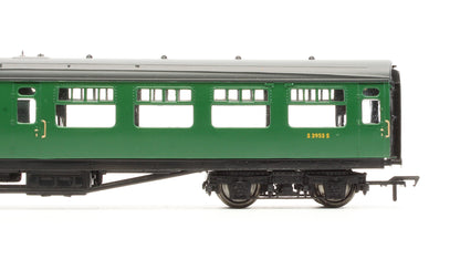 Pre-Owned Bulleid 63ft Corridor Open Brake 2nd Coach BR Green S3953S
