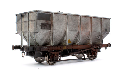 Pre-Owned Kit Built BR Grey 25T Coal Hopper Wagon No.B337128N (Unboxed) - Weathered