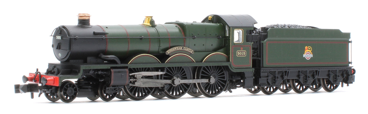 372-031A GWR 4073 'Castle' 5015 'Kingswear Castle' BR Lined Green (Early Emblem) Steam Locomotive