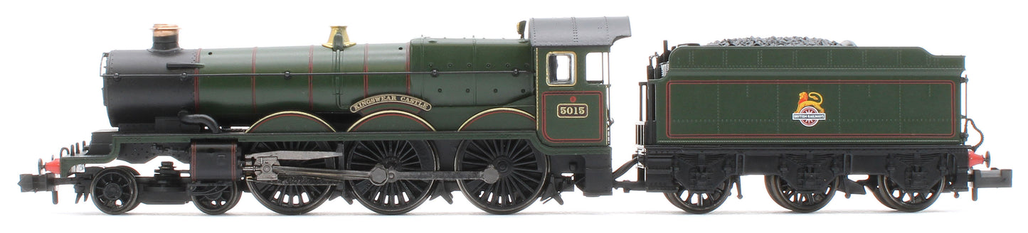372-031A GWR 4073 'Castle' 5015 'Kingswear Castle' BR Lined Green (Early Emblem) Steam Locomotive