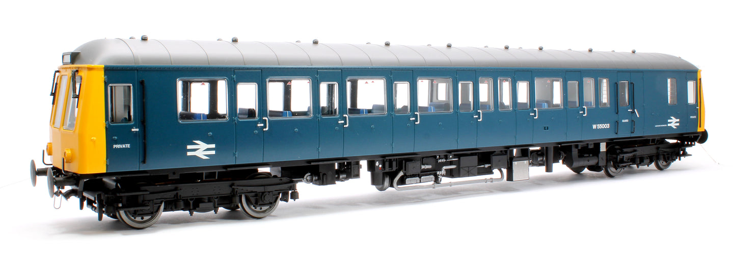 Class 122 55003 BR Blue Single Car DMU - DCC Fitted