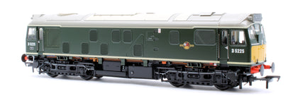 Class 25/1 D5225 BR Green (Small Yellow Panels) Diesel Locomotive - DCC Sound