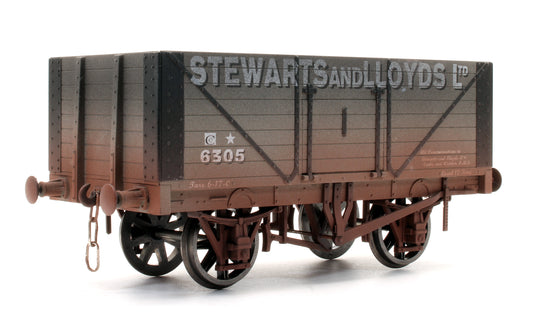 Pre-Owned 'Stewarts And Lloyds Ltd' 8 Plank Open Wagon No.6305 (Weathered)