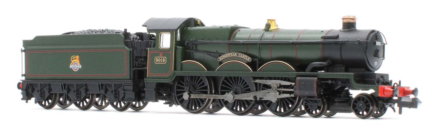 372-031A GWR 4073 'Castle' 5015 'Kingswear Castle' BR Lined Green (Early Emblem) Steam Locomotive