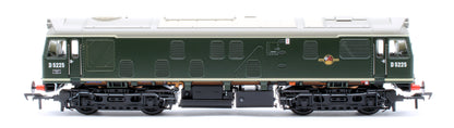 Class 25/1 D5225 BR Green (Small Yellow Panels) Diesel Locomotive - DCC Sound