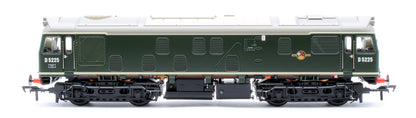 Pre-Owned Class 25/1 D5225 BR Green (Small Yellow Panels) Diesel Locomotive - DCC Sound