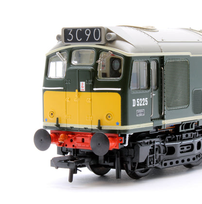 Pre-Owned Class 25/1 D5225 BR Green (Small Yellow Panels) Diesel Locomotive - DCC Sound