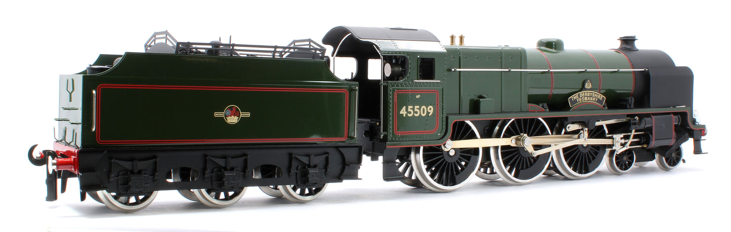 E/42-G1 Patriot Class "The Derbyshire Yeomanry" 4-6-0 BR Gloss Lined Green No. 45509 Steam Locomotive