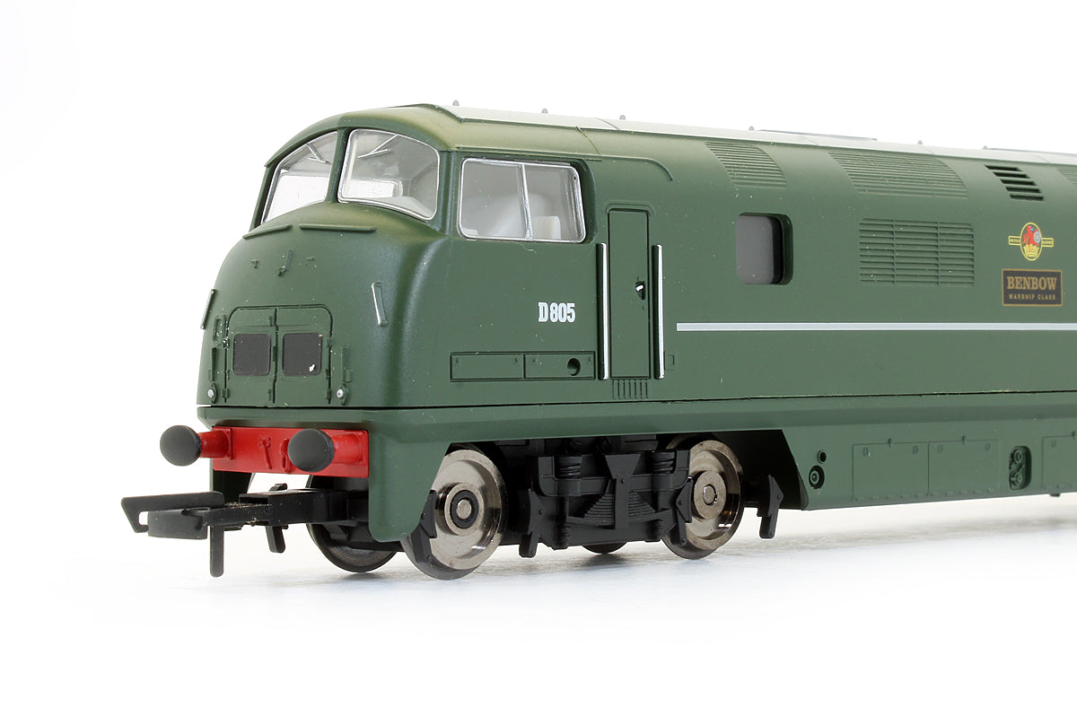 Pre-Owned R3491 RailRoad BR Green Class 42 'Benbow' D805 Diesel Locomotive