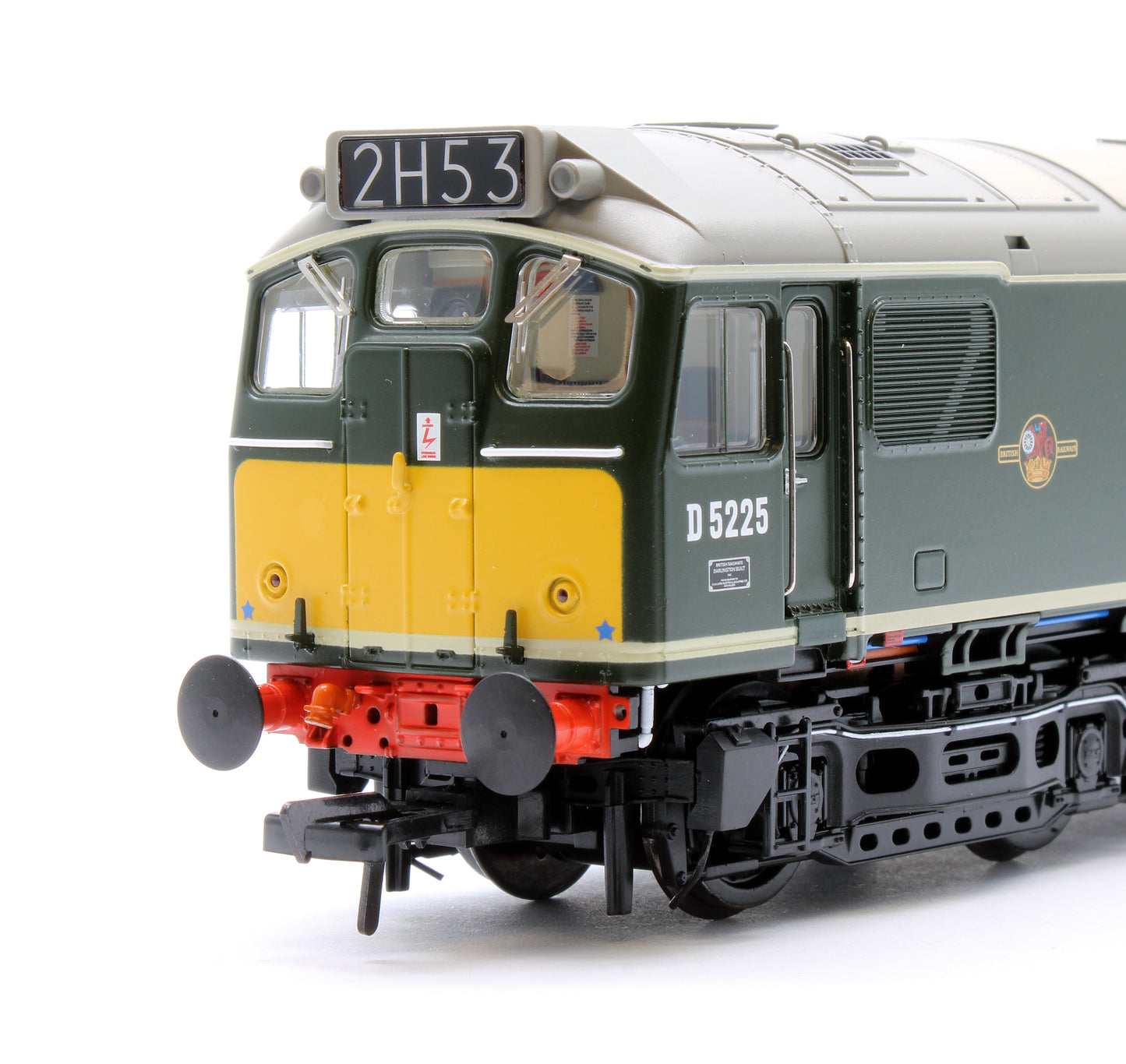 Class 25/1 D5225 BR Green (Small Yellow Panels) Diesel Locomotive - DCC Sound Deluxe