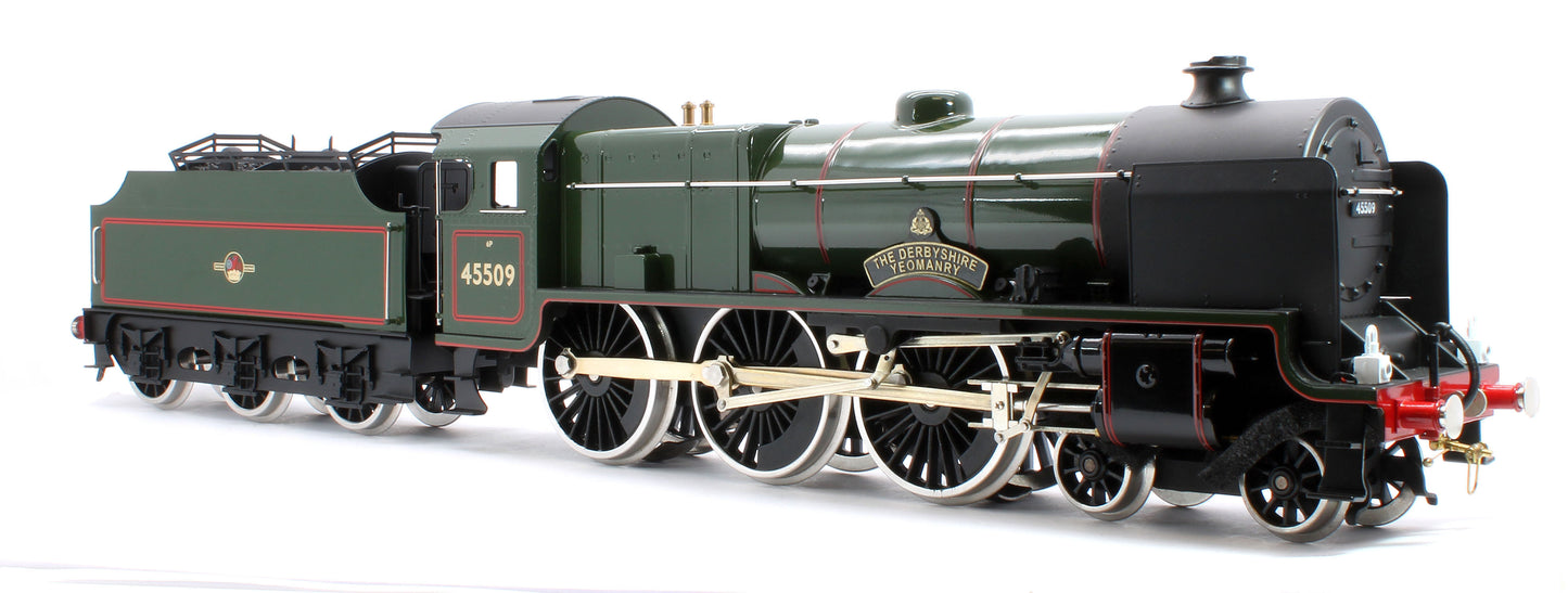 E/42-G1 Patriot Class "The Derbyshire Yeomanry" 4-6-0 BR Gloss Lined Green No. 45509 Steam Locomotive
