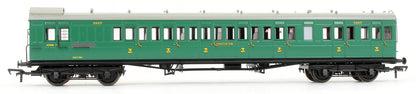 Pre-Owned Rake of 3 SE&CR Southern Railway Malachite Green 60' Birdcage Coaches