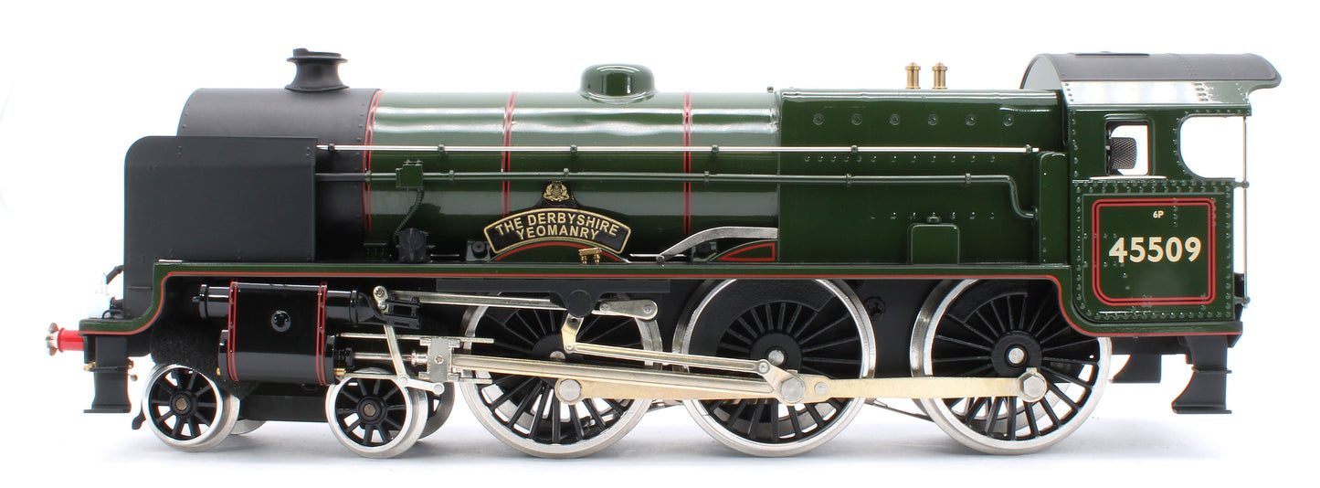 E/42-G1 Patriot Class "The Derbyshire Yeomanry" 4-6-0 BR Gloss Lined Green No. 45509 Steam Locomotive