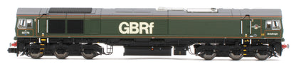 2D-066-007S Class 66 66779 "Evening Star" BR Lined Green Diesel Locomotive - DCC Sound