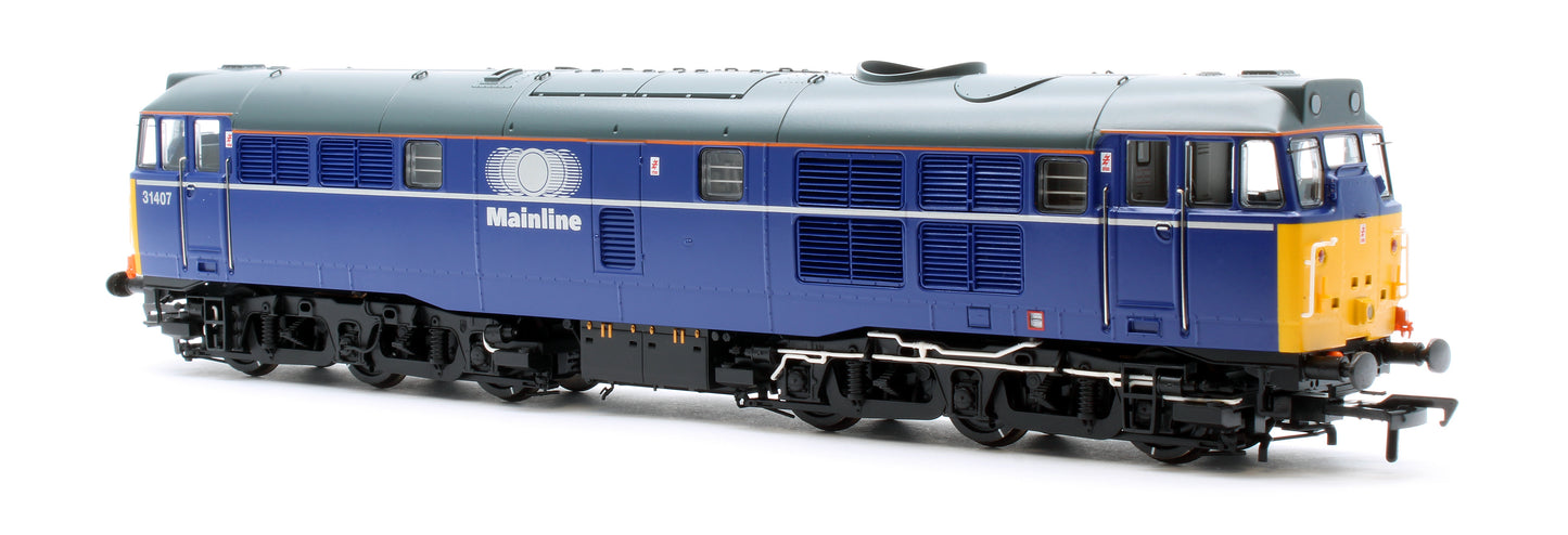 Class 31/4 Refurbished 31407 Mainline Freight Diesel Locomotive - DCC Sound Deluxe