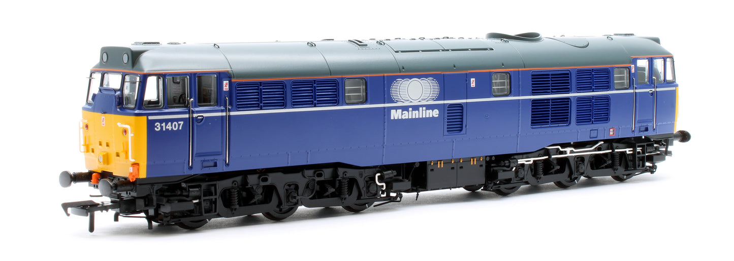 Class 31/4 Refurbished 31407 Mainline Freight Diesel Locomotive - DCC Sound Deluxe