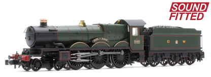 372-034SF GWR 4073 'Castle' 5055 'Earl of Eldon' GWR Lined Green (GW Crest) Steam Locomotive - DCC Sound