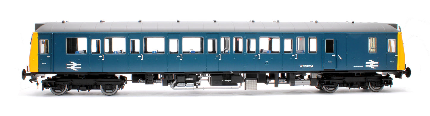 Class 121 55024 BR Blue Single Car DMU - DCC Fitted