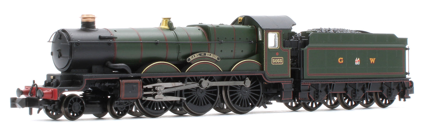372-034 GWR 4073 'Castle' 5055 'Earl of Eldon' GWR Lined Green (GW Crest) Steam Locomotive