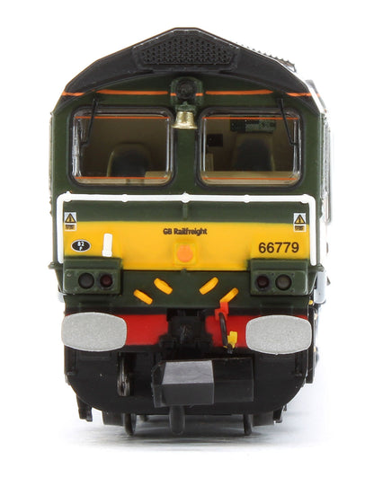 2D-066-007D Class 66 66779 "Evening Star" BR Lined Green Diesel Locomotive - DCC Fitted