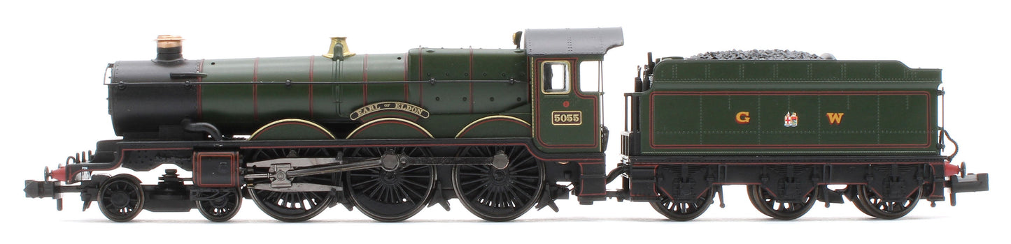 Pre-Owned 372-034 GWR 4073 'Castle' 5055 'Earl of Eldon' GWR Lined Green (GW Crest) Steam Locomotive