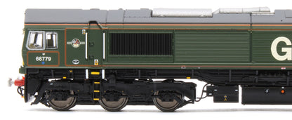 2D-066-007 Class 66 66779 "Evening Star" BR Lined Green Diesel Locomotive