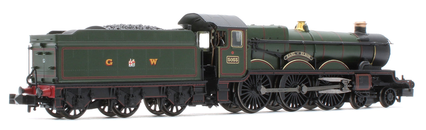 Pre-Owned 372-034 GWR 4073 'Castle' 5055 'Earl of Eldon' GWR Lined Green (GW Crest) Steam Locomotive