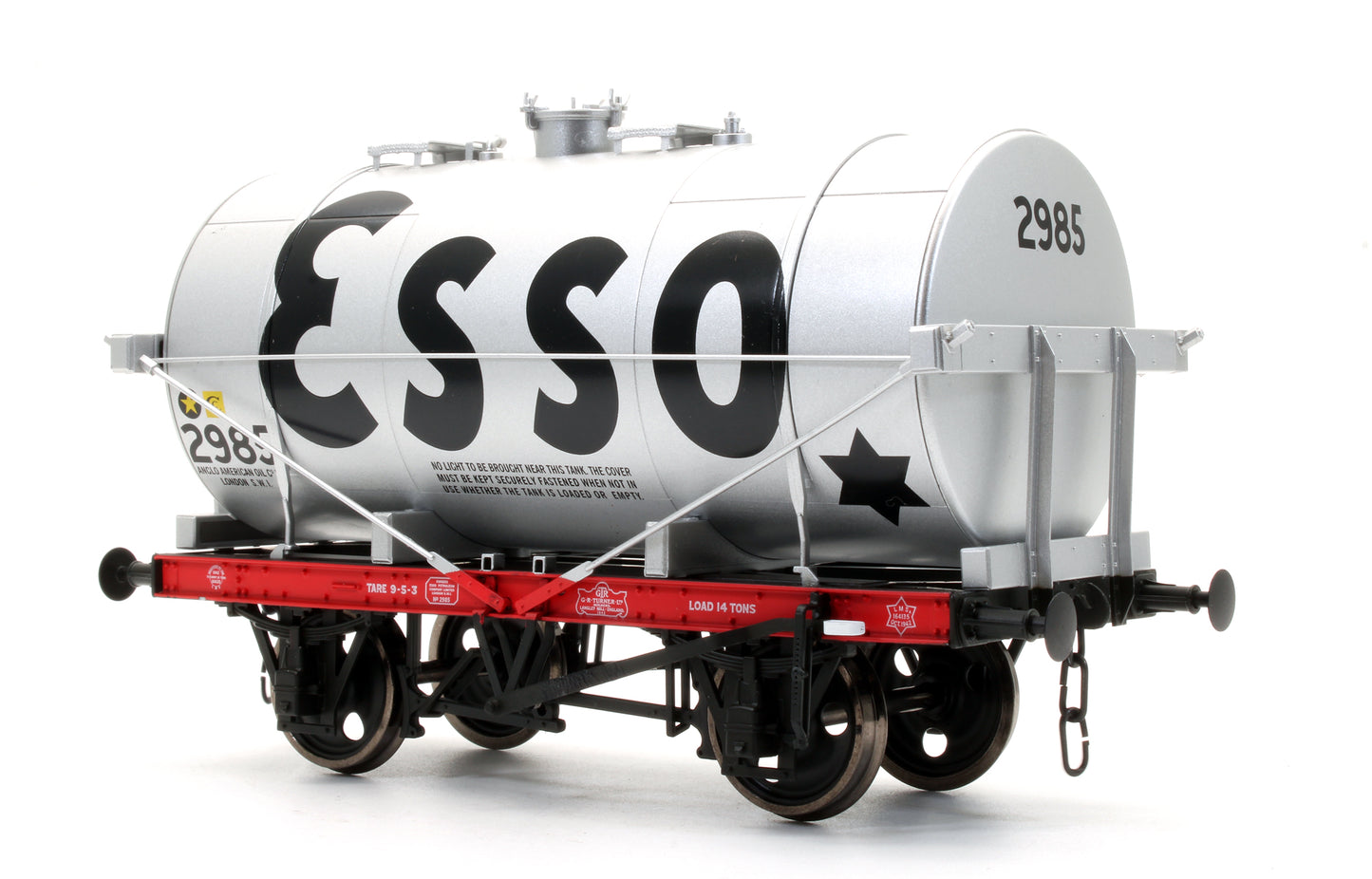 Pre-Owned 14T Tank Wagon Class A Esso Silver #2985