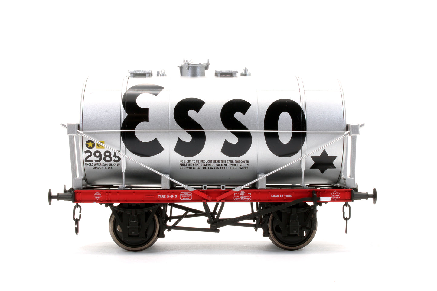 Pre-Owned 14T Tank Wagon Class A Esso Silver #2985