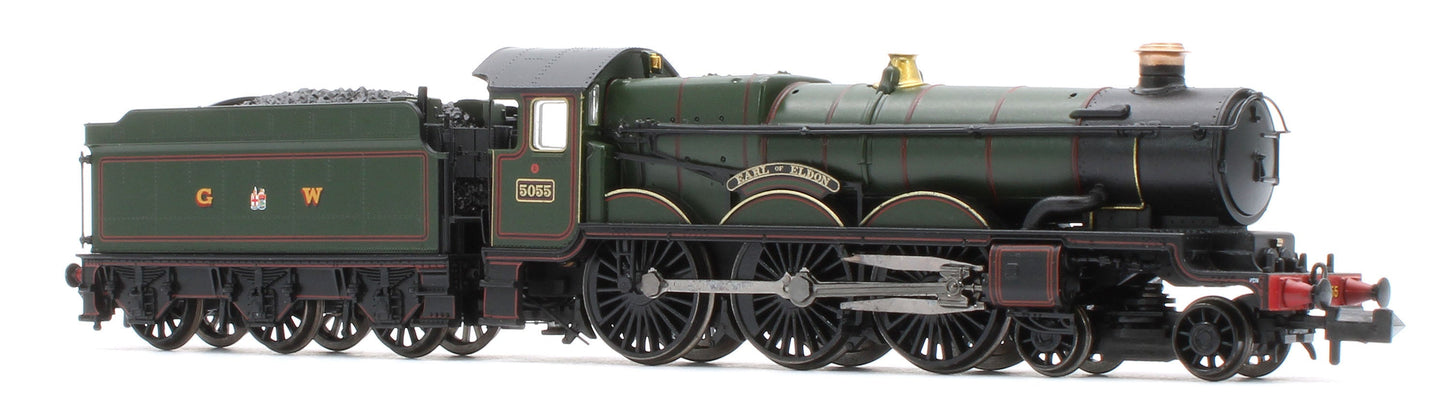 Pre-Owned 372-034 GWR 4073 'Castle' 5055 'Earl of Eldon' GWR Lined Green (GW Crest) Steam Locomotive