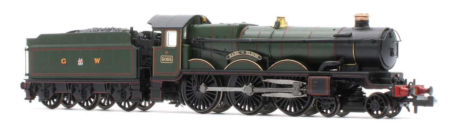 372-034 GWR 4073 'Castle' 5055 'Earl of Eldon' GWR Lined Green (GW Crest) Steam Locomotive