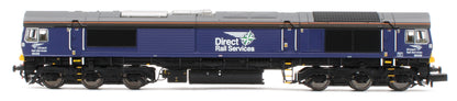 2D-066-008D Class 66 66428 "Carlisle Eden Mind" DRS Plain Blue Diesel Locomotive - DCC Fitted
