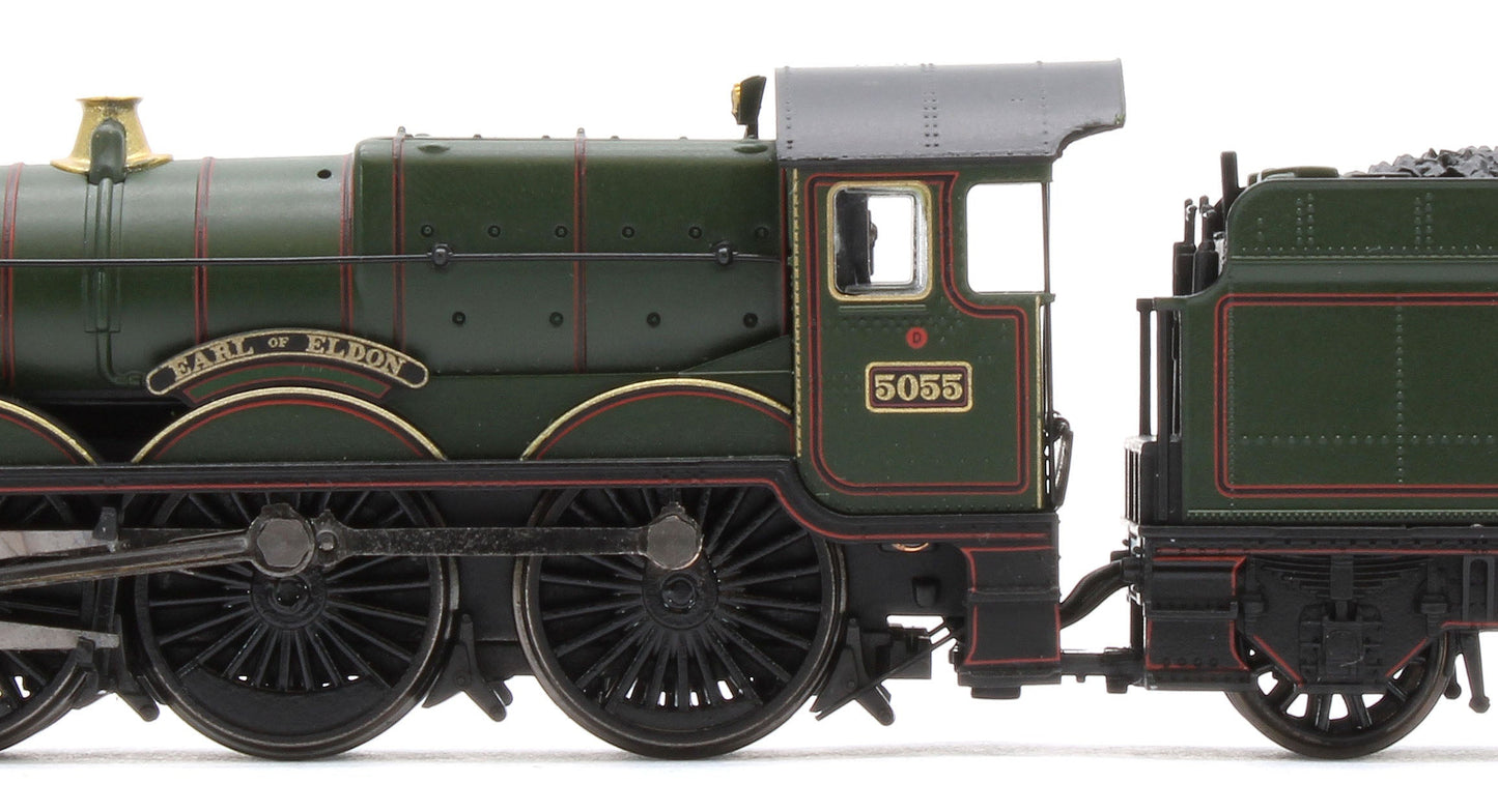 Pre-Owned 372-034 GWR 4073 'Castle' 5055 'Earl of Eldon' GWR Lined Green (GW Crest) Steam Locomotive