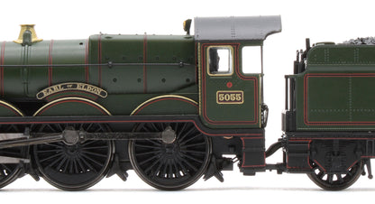 372-034SF GWR 4073 'Castle' 5055 'Earl of Eldon' GWR Lined Green (GW Crest) Steam Locomotive - DCC Sound