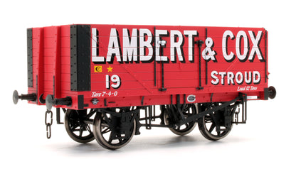 Pre-Owned 7 Plank Wagon 'Lambert & Cox' No.19