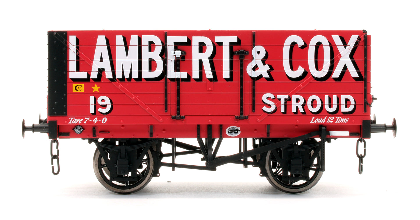 Pre-Owned 7 Plank Wagon 'Lambert & Cox' No.19