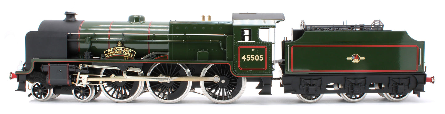 E/42-G1 Patriot Class "Royal Army Ordnance Corps" 4-6-0 BR Gloss Lined Green No. 45505 Steam Locomotive