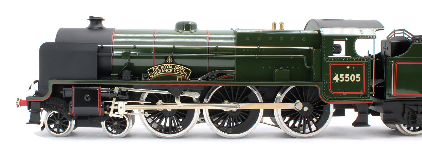 E/42-G1 Patriot Class "Royal Army Ordnance Corps" 4-6-0 BR Gloss Lined Green No. 45505 Steam Locomotive