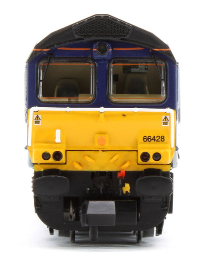 2D-066-008 Class 66 66428 "Carlisle Eden Mind" DRS Plain Blue Diesel Locomotive