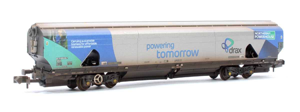 Custom Weathered Drax Power IIA-D Biomass Hopper Twin Pack (Northern Powerhouse Drax Livery) - Pack A