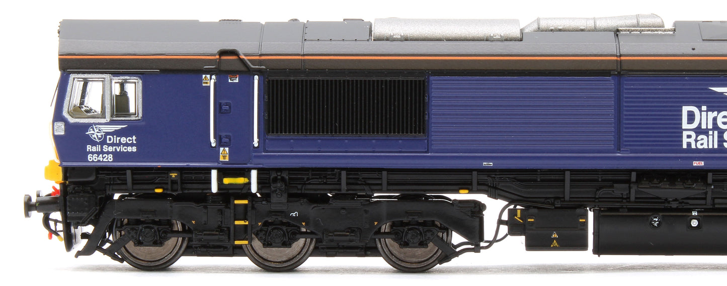 2D-066-008S Class 66 66428 "Carlisle Eden Mind" DRS Plain Blue Diesel Locomotive - DCC Sound