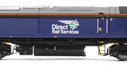 2D-066-008D Class 66 66428 "Carlisle Eden Mind" DRS Plain Blue Diesel Locomotive - DCC Fitted