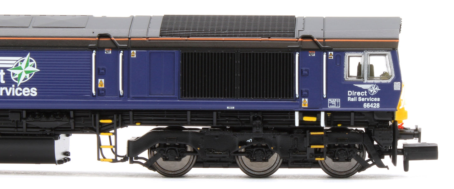 2D-066-008 Class 66 66428 "Carlisle Eden Mind" DRS Plain Blue Diesel Locomotive